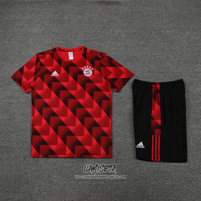 Chandal del Bayern Munich 2022-2023 Manga Corta Rojo - Pantalon Corto